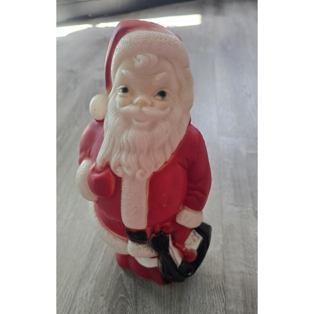 Vintage 1968 Empire Plastic Corp Tabletop Indoor Blow Mold Santa Claus